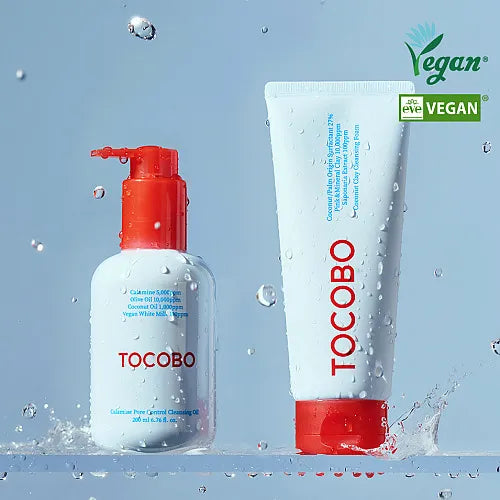 Tocobo Double Cleansig Duo (Calamine Pore Control Cleansing Oil + Coconut Clay Cleansing Foam) Imagen secundaria del producto