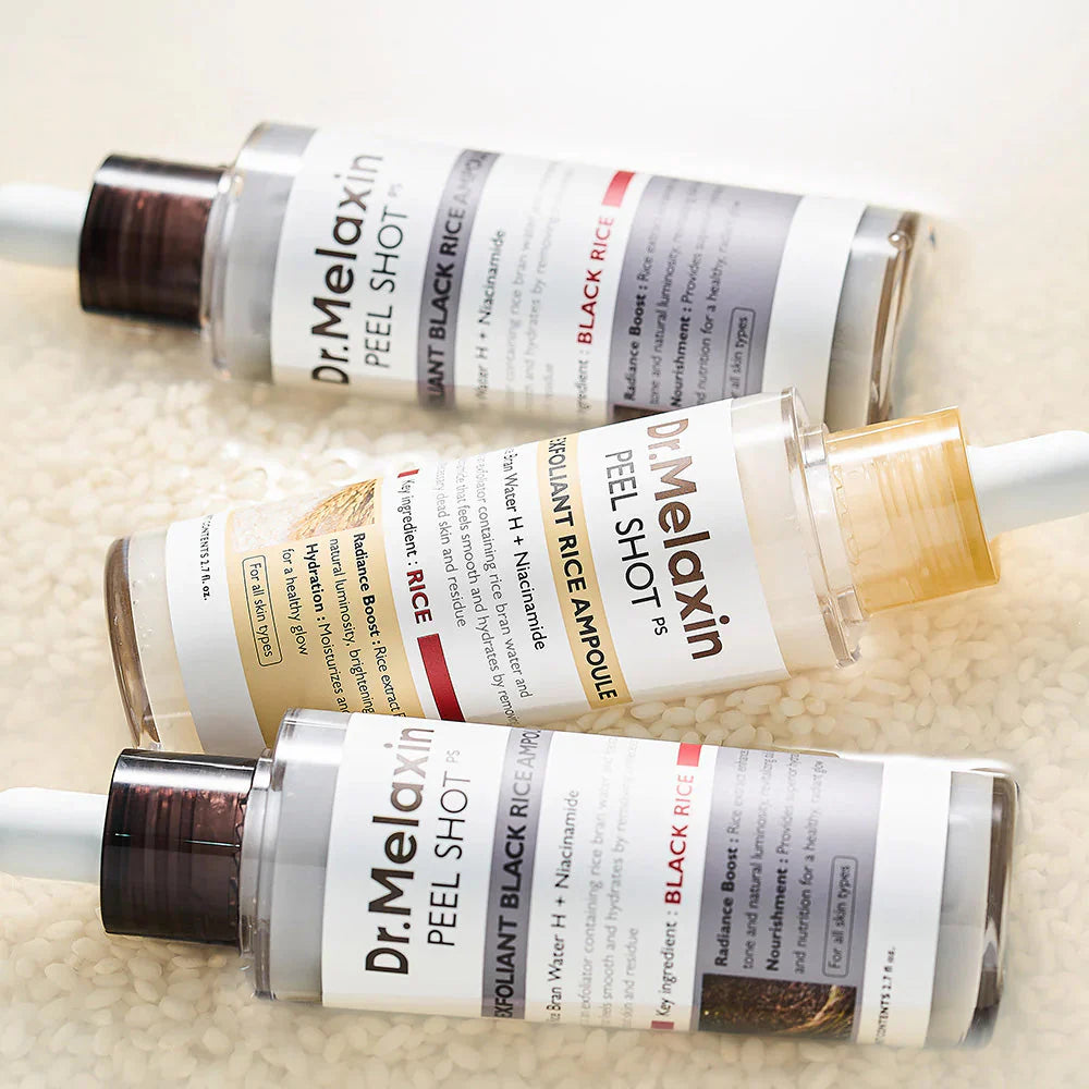 Suero Exfoliante Peel Shot White Rice Ampoule Dr. Melaxin.