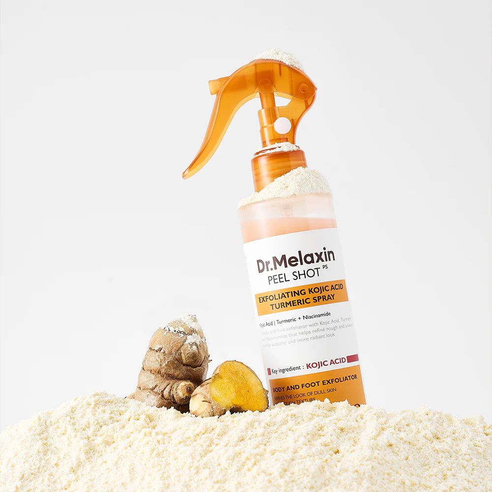 Spray Corporal Exfoliating Kojic Acid Turmeric Dr. Melaxin Imagen principal del producto