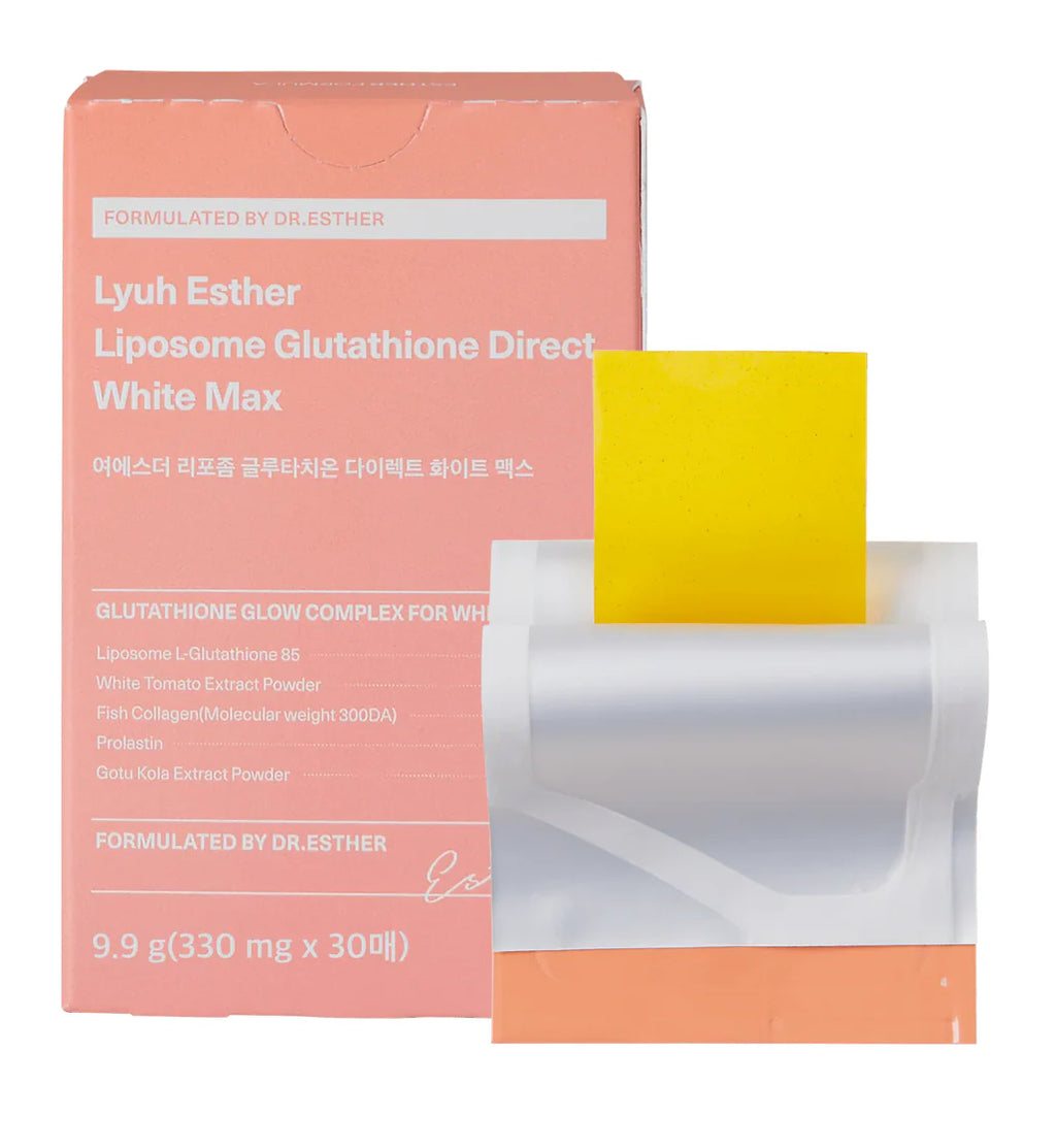 Tiras Orales Lyuh Esther Liposome Gluthatione Direct White Max Esther Formula
