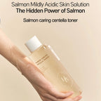 Tónico Salmon Caring Centella Toner Heveblue