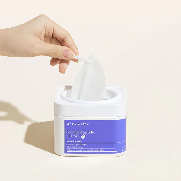 Mascarillas Collagen Peptide Vital Mask Mary&May