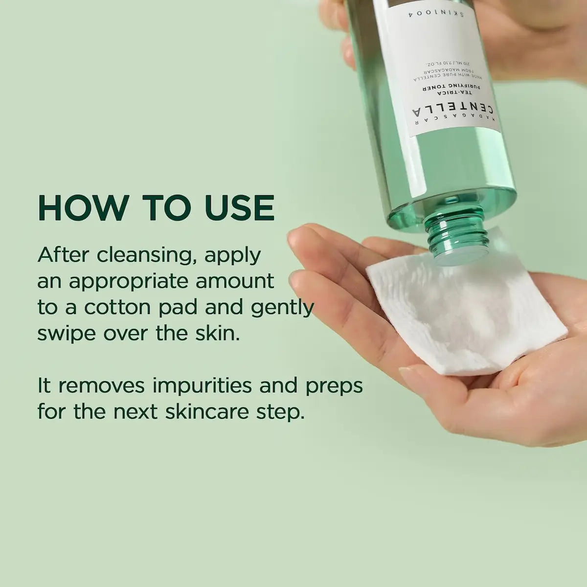 Tónico Madagascar Centella Tea-Trica Purifying Toner Skin1004