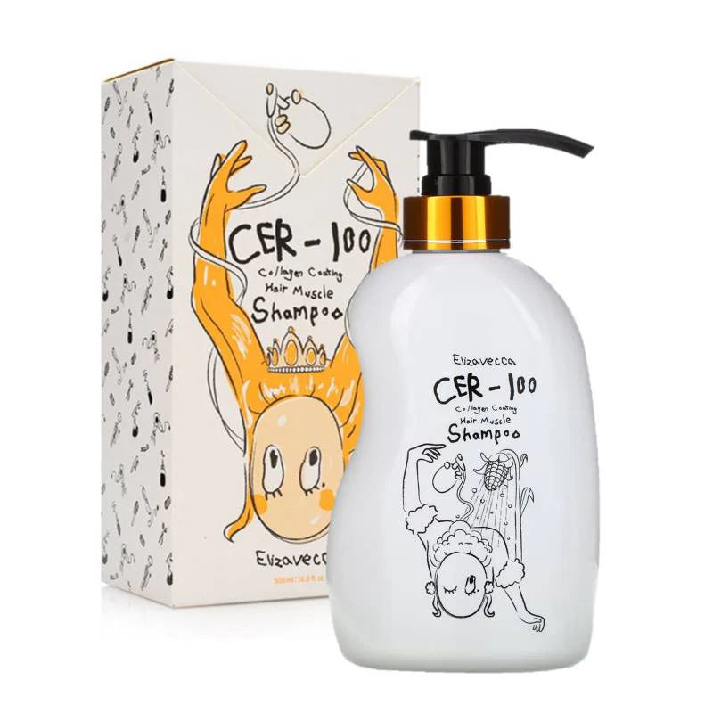 Shampoo CER-100 Collagen Coatingt Hair Muscle Elizavecca