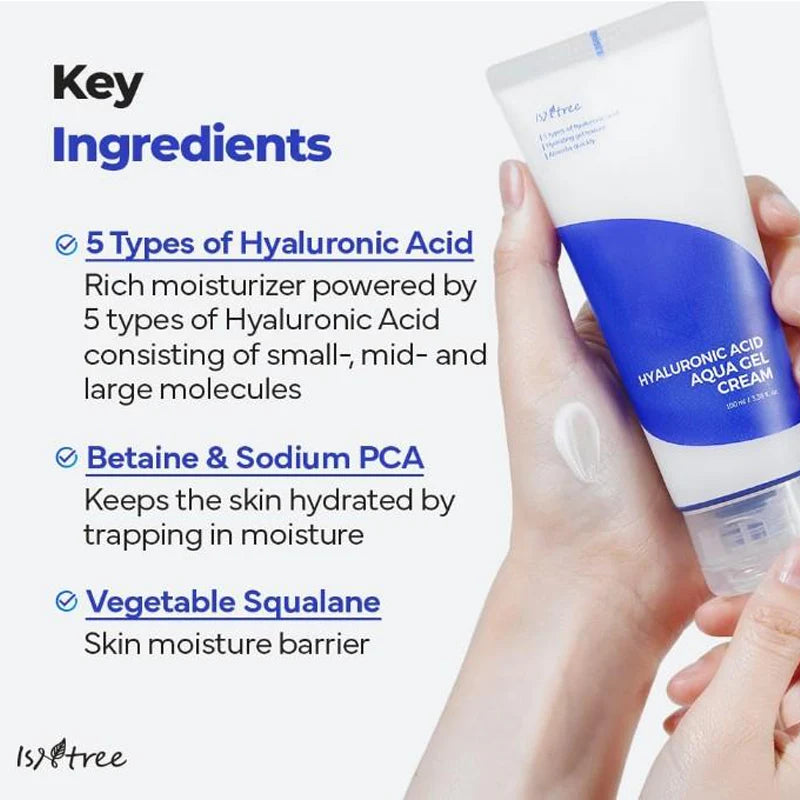 Crema Hyaluronic Acid Gel Cream 100Ml Isntree Imagen secundaria del producto