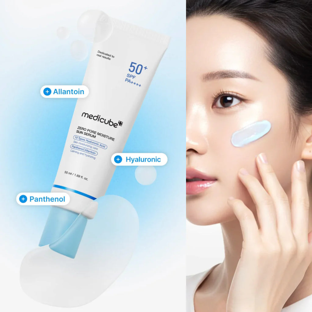 Protector Solar Zero Pore Moisture Sun Serum Medicube
