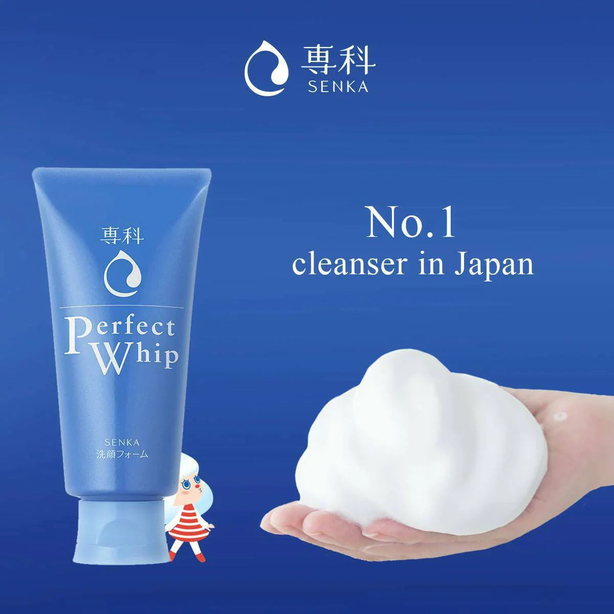 Limpiador Perfect Whip Beauty Face Foam Senka Shiseido