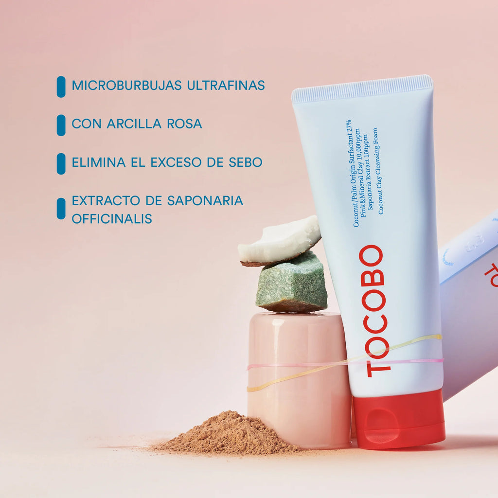 Limpiador Coconut Clay Cleansing Foam Tocobo