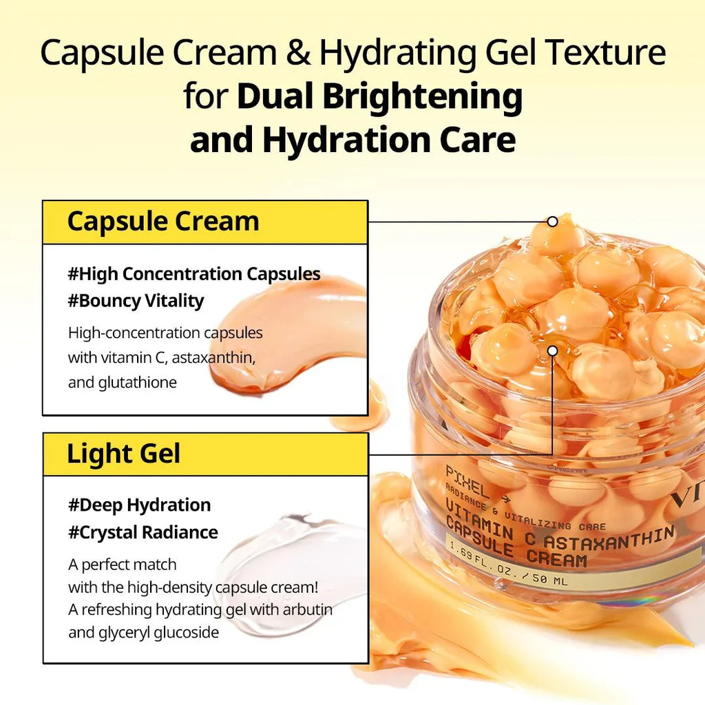 Crema Vitamin C Astaxanthin Capsule Cream VT Cosmetics