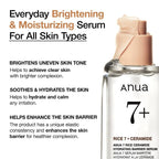 Suero 7 Rice Ceramide Hydrating Barrier Serum Anua