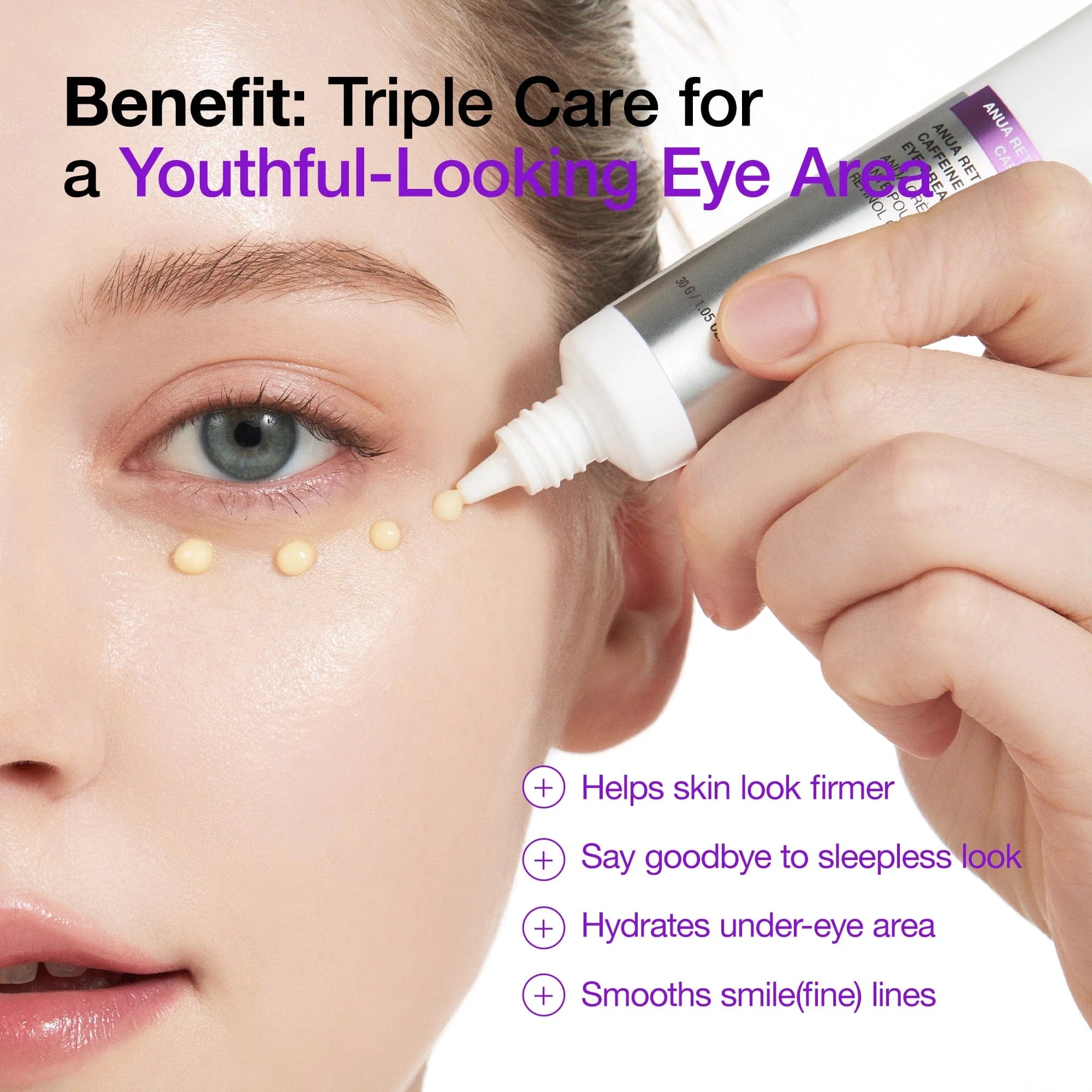 Contorno De Ojos Retinol 0.1 Revitalizing Eye Cream Anua