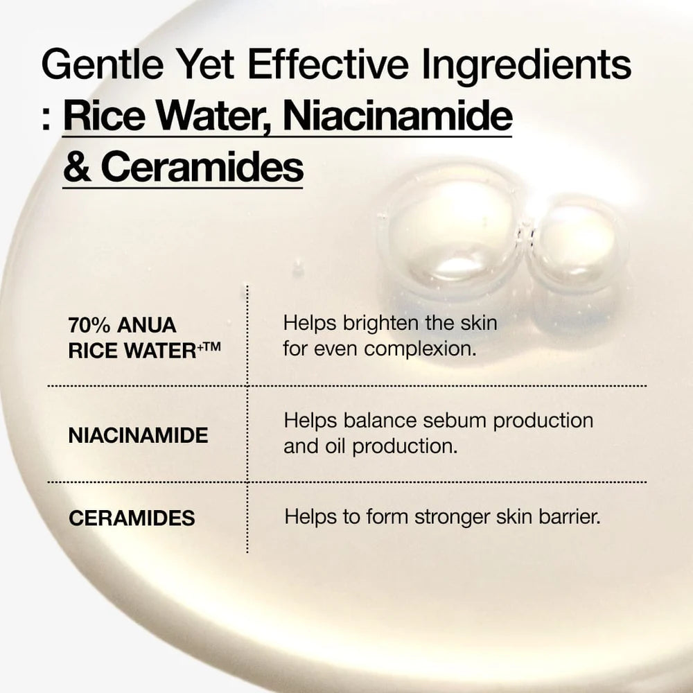 Tonico Rice 70 Glow Milky Toner Anua