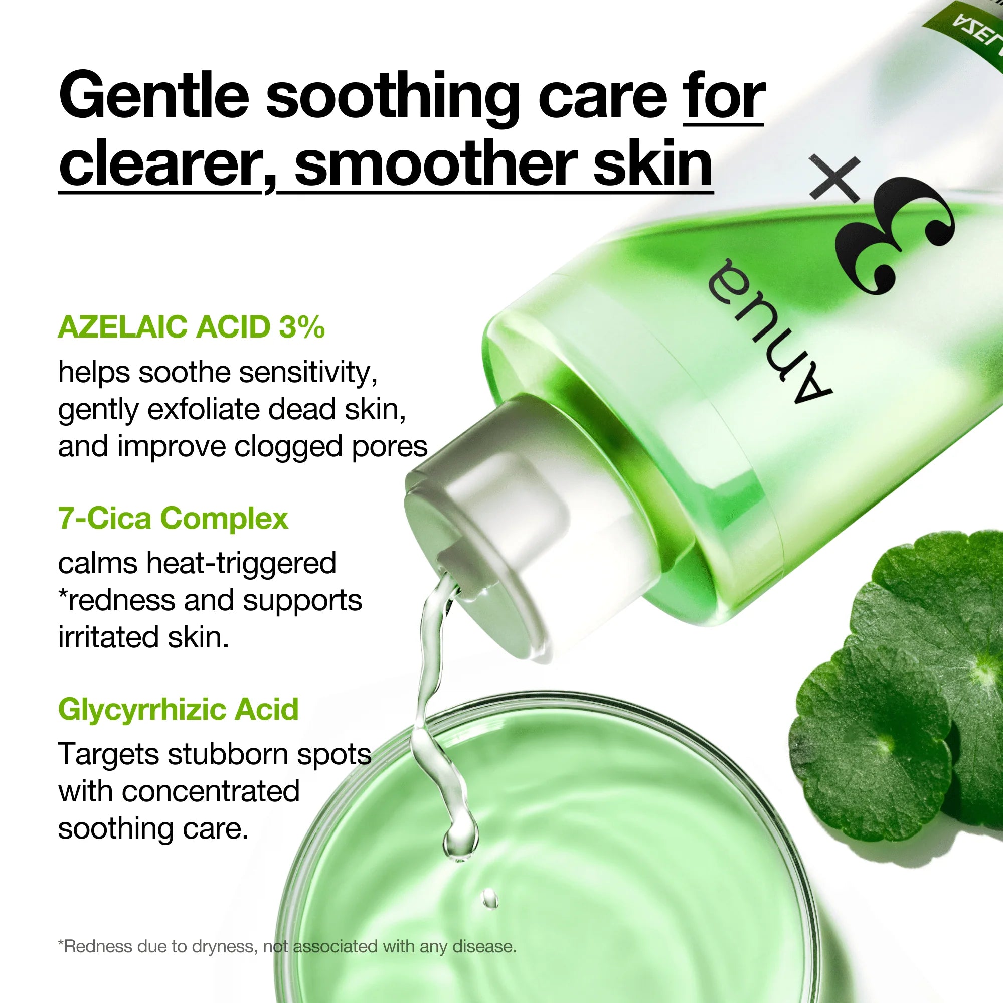 Tónico Azelaic Acid 3 + Cica Anua (250Ml)