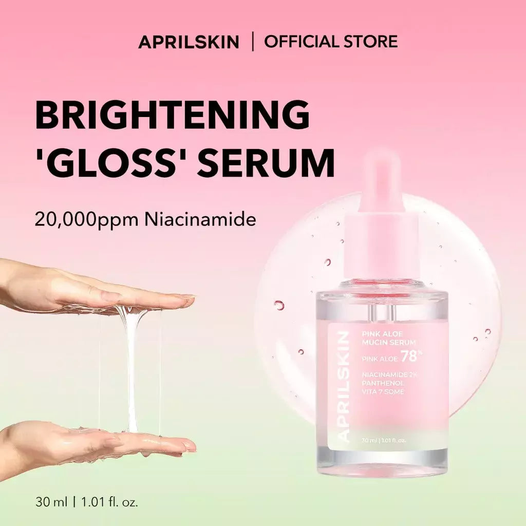 Suero Pink Aloe Mucin Serum 78% Aprilskin