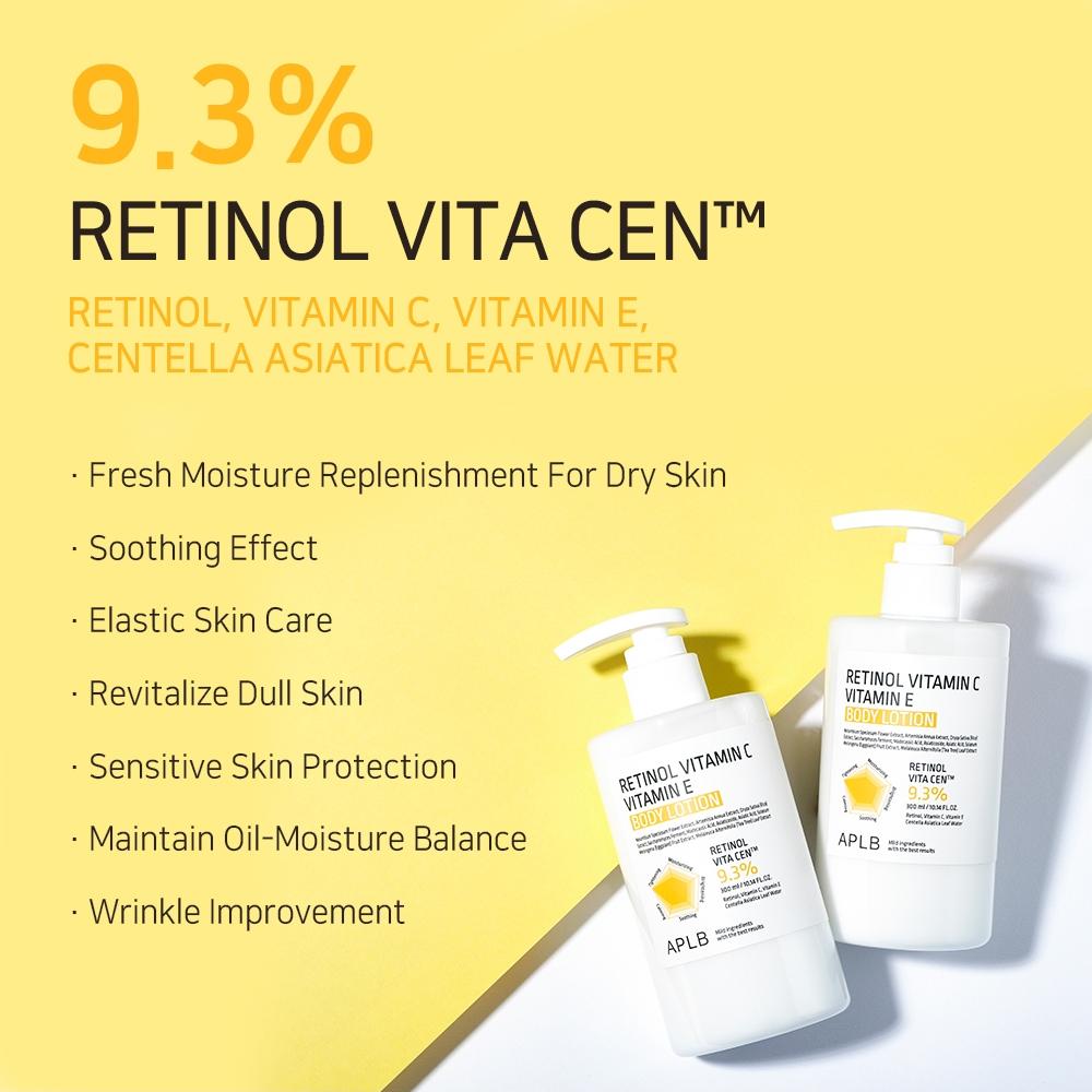 Crema Corporal Retinol Vitamin C Vitamin E Body Lotion APLB