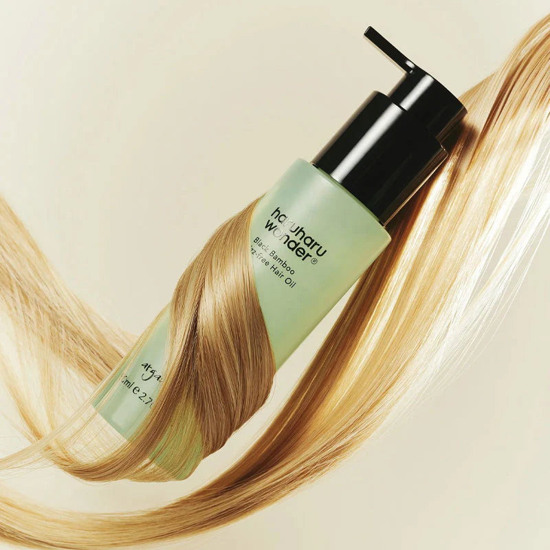 Aceite Capilar Black Bamboo Frizz-Free Hair Oil Haruharu Wonder