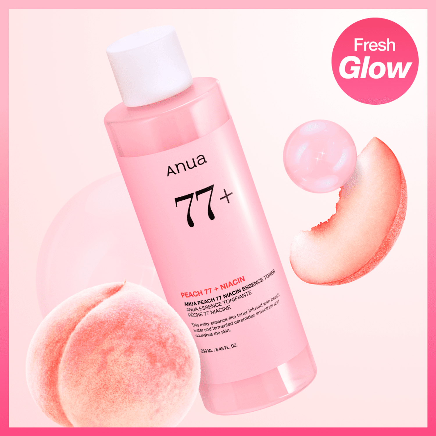 Tonico Esencia Peach Niacin 77 Anua 250Ml Imagen principal del producto