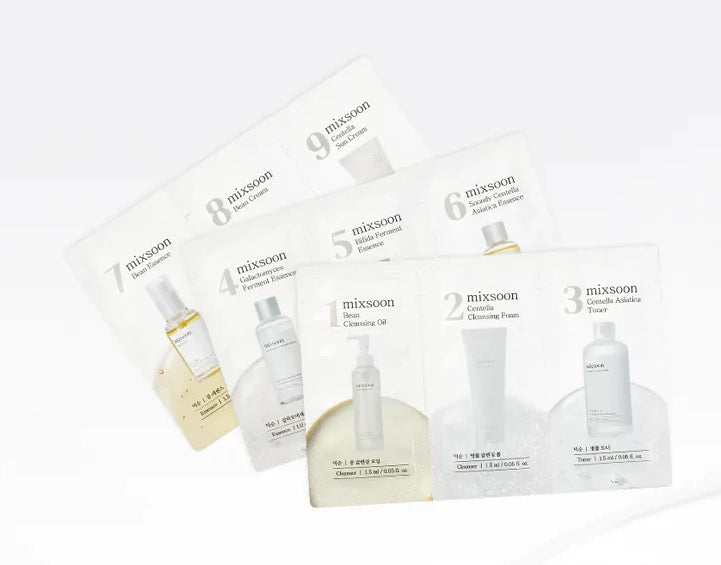 Set De 9 Sachets Para Skincare Mixsoon