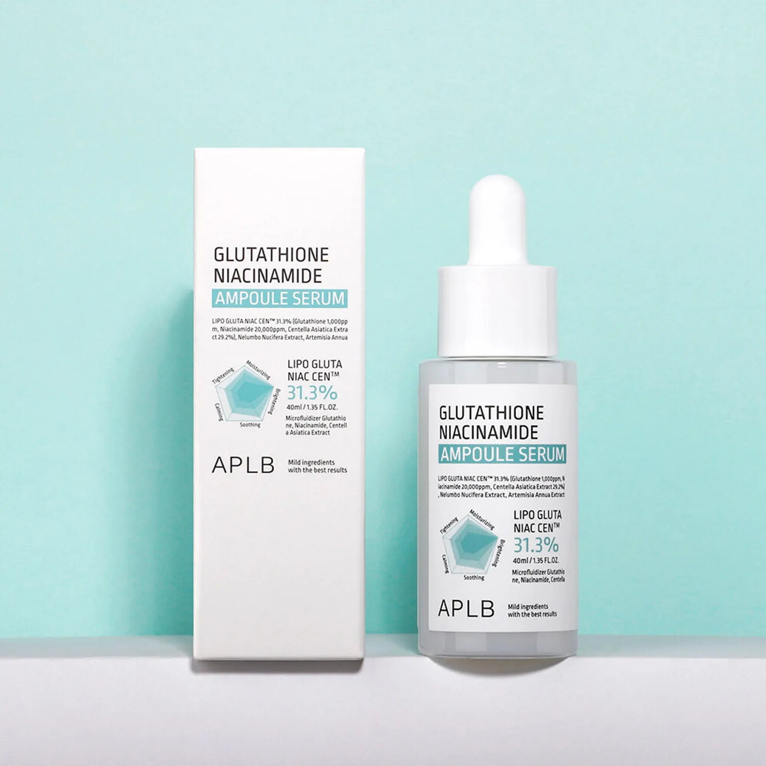 Ampolla Gluthatione Niacinamide Serum Aplb