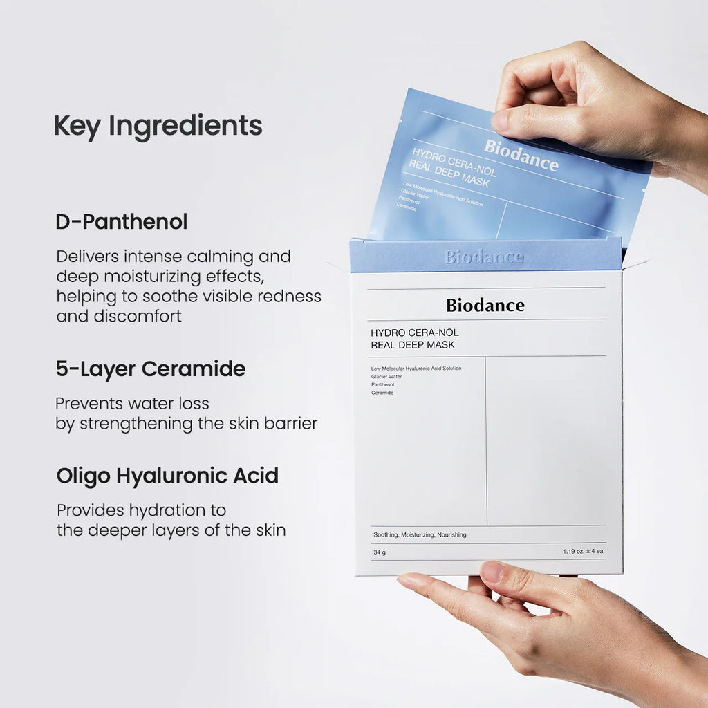 Mascarilla Hydro Cera-Nol Real Deep Mask Sheet Mask Biodance