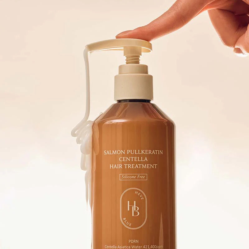 Shampoo Salmon Pullkeratin Centella Hair Heveblue