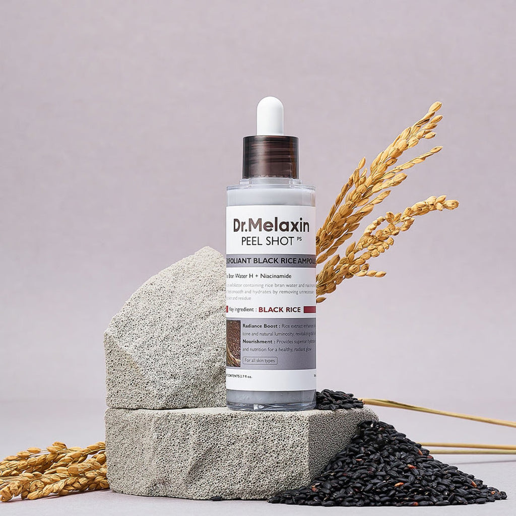 Suero Exfoliante Peel Shot Exfoliant Black Rice Ampoule Dr. Melaxin