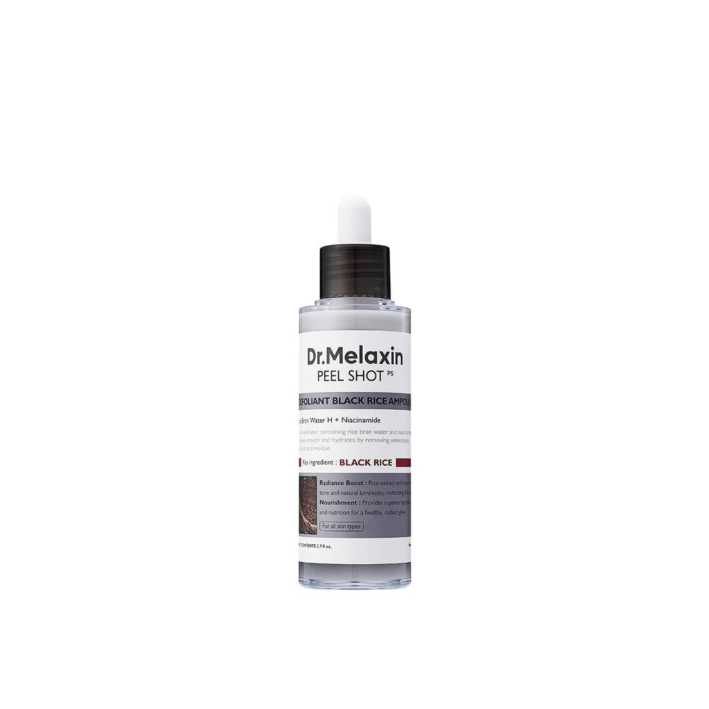 Suero Exfoliante Peel Shot Exfoliant Black Rice Ampoule Dr. Melaxin
