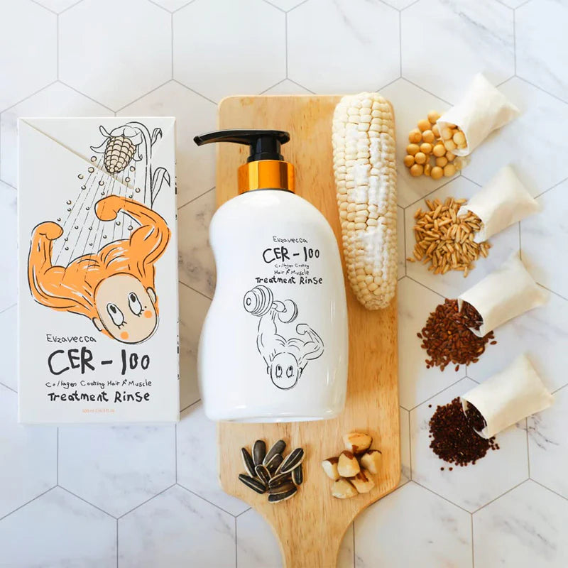 Shampoo CER-100 Collagen Coatingt Hair Muscle Elizavecca