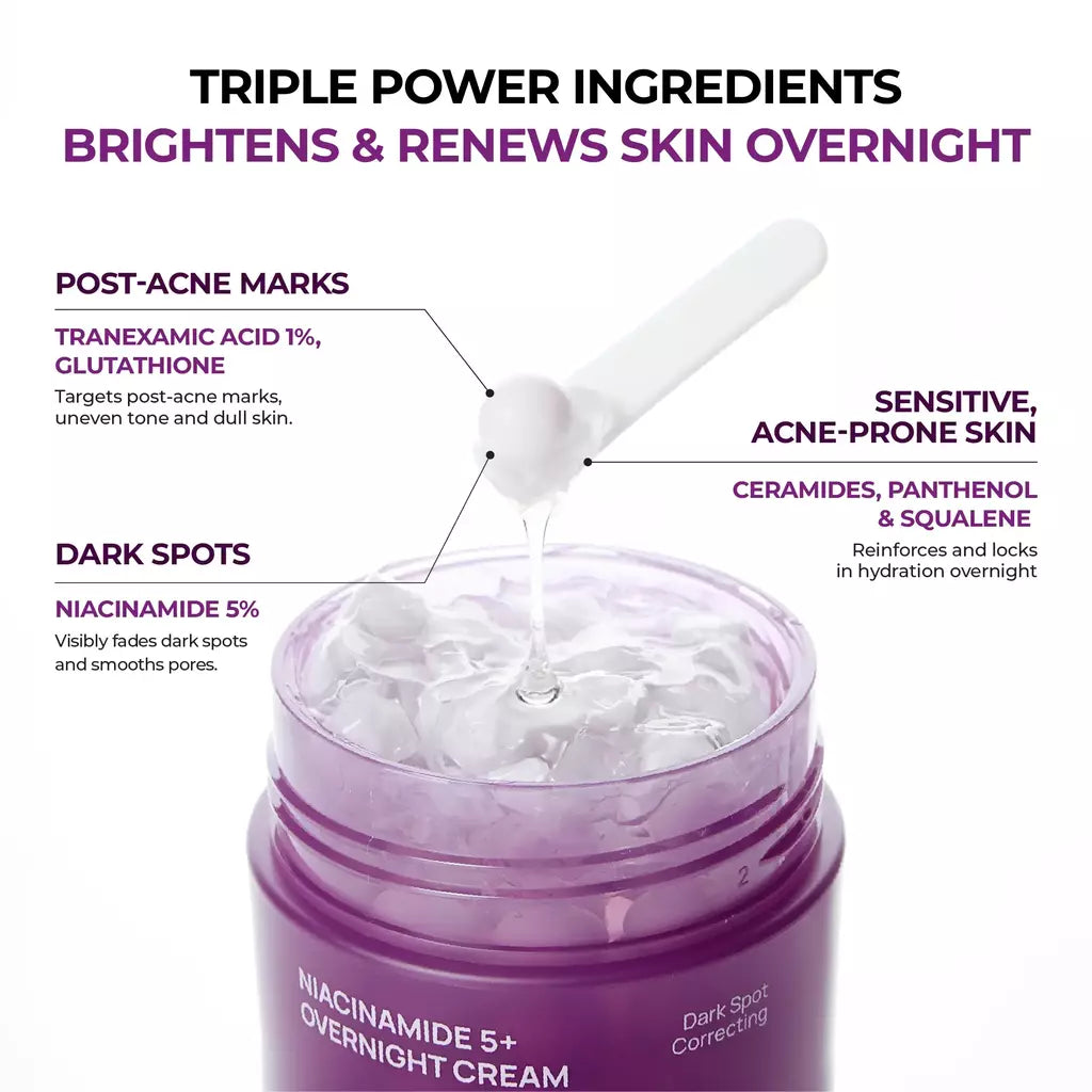 Crema Niacinamida 5+ Overnight Cream Jumiso