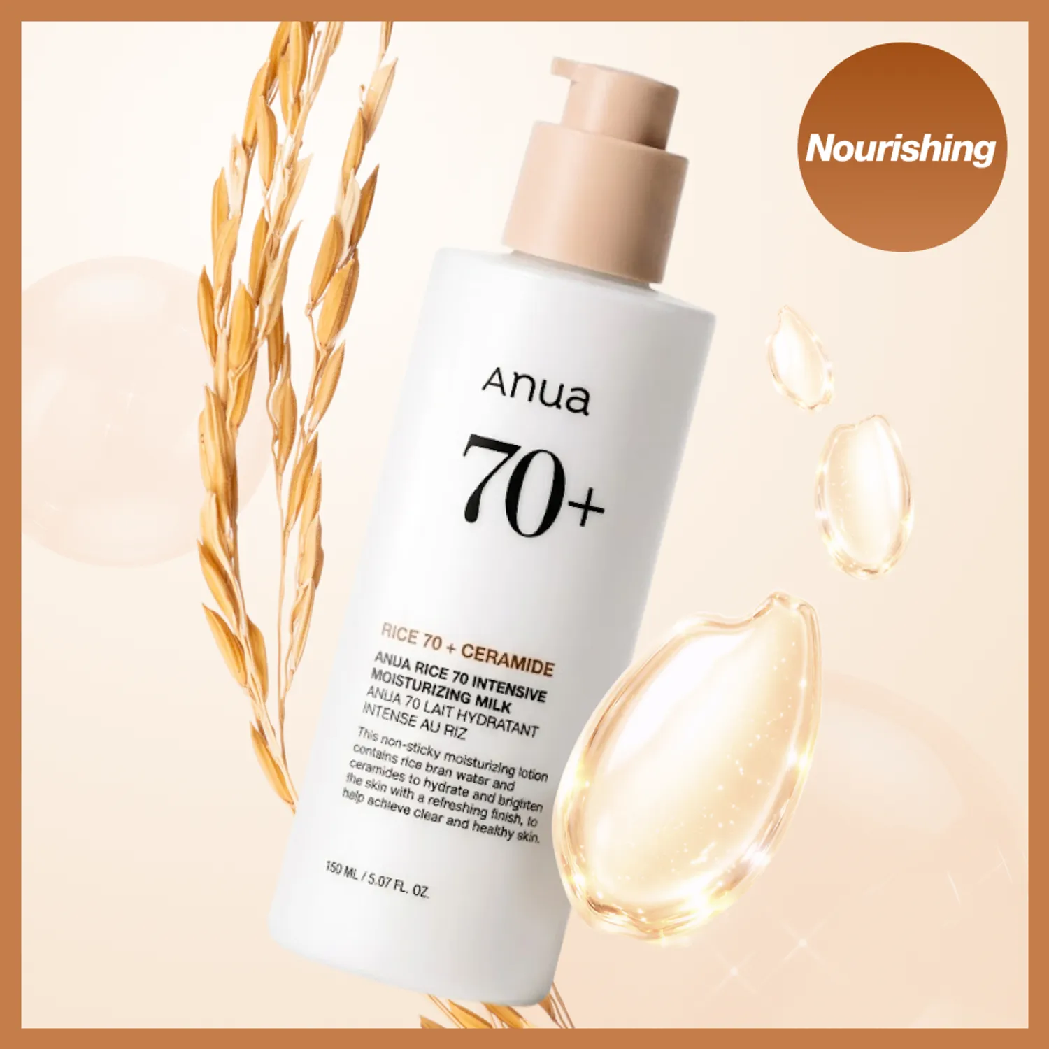 Hidratante Rice 70 Intensive Moisturizing Milk Anua