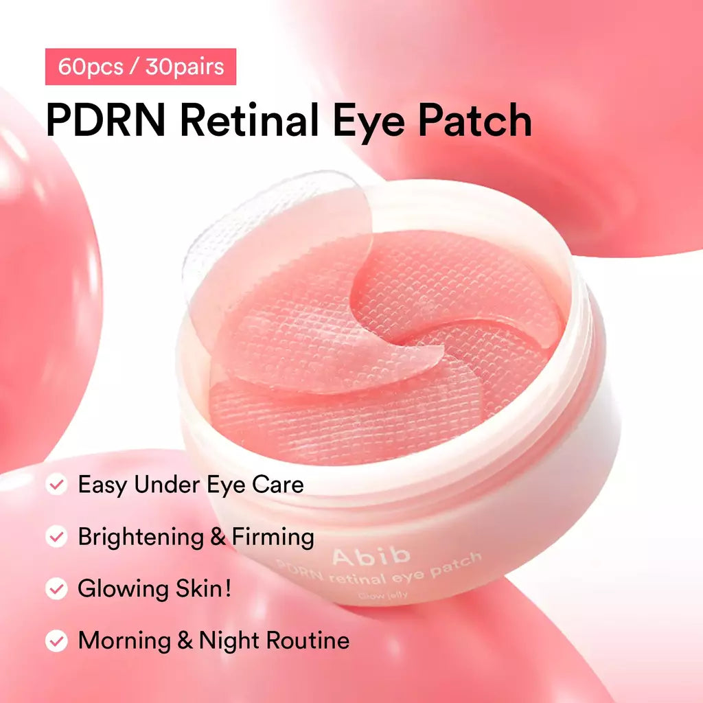 Parches Pdrn Retinal Eye Patch Glow Jelly Abib Imagen secundaria del producto