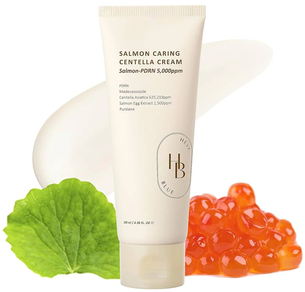 Crema Salmon Caring Centella Cream Heveblue