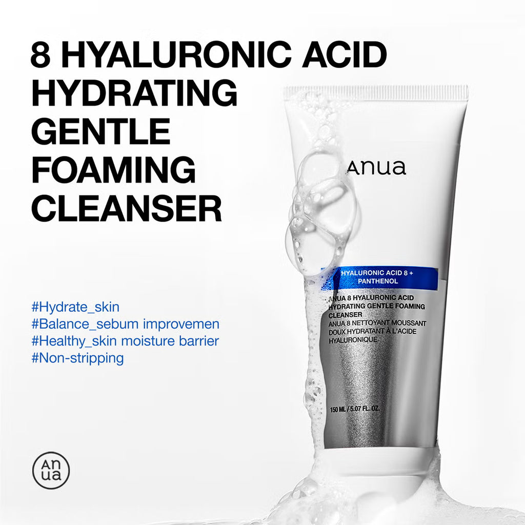 Limpiador 8 Hyaluronic Acid Hydrating Gentle Foaming Cleanser Anua
