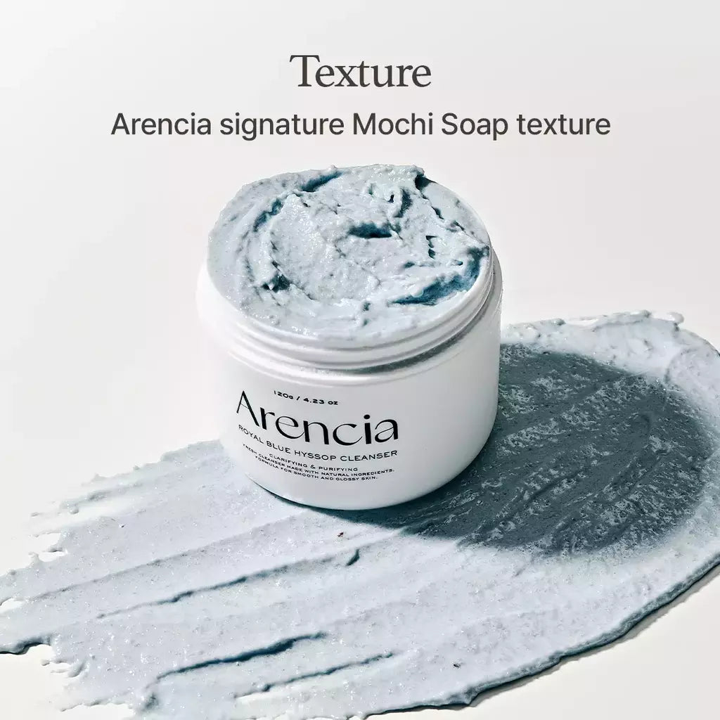 Limpiador Fresh Blue Hyssop Rice Mochi Cleanser Arencia (120Gr)