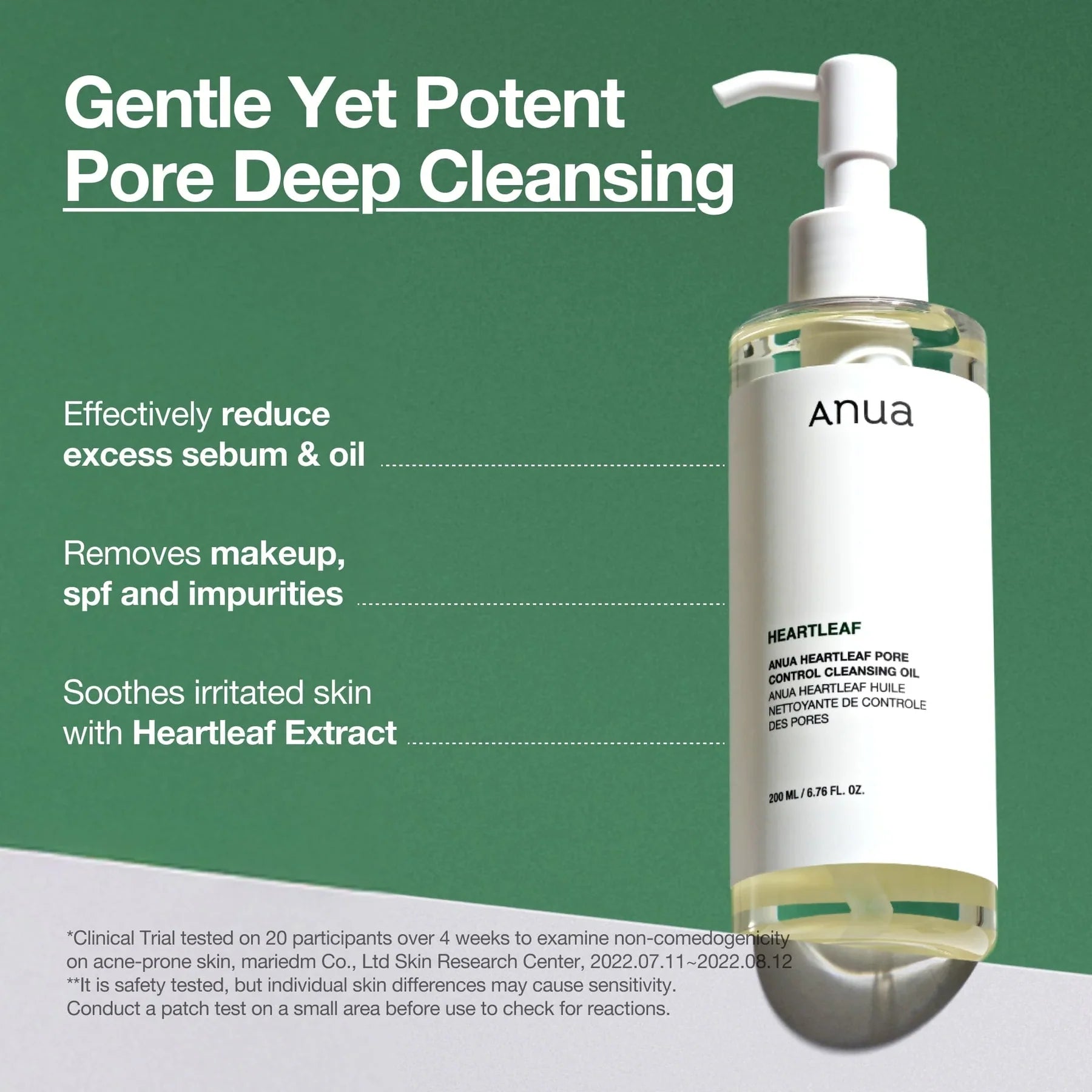 Limpiador Heartleaf Pore Control Oil Anua