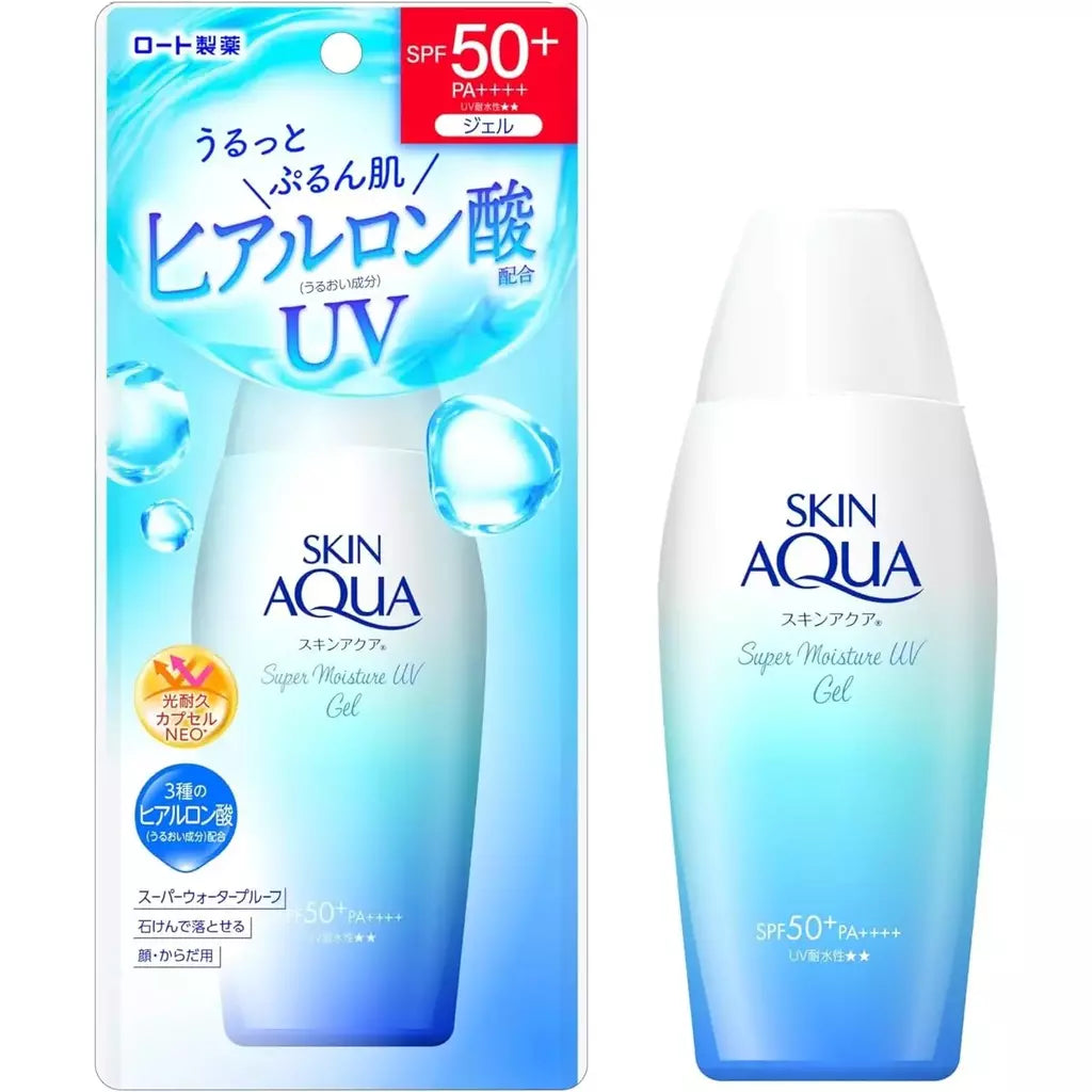 Protector Skin Aqua Sunscreen Super Moisture Gel Spf 50 Rohto Mentholatum