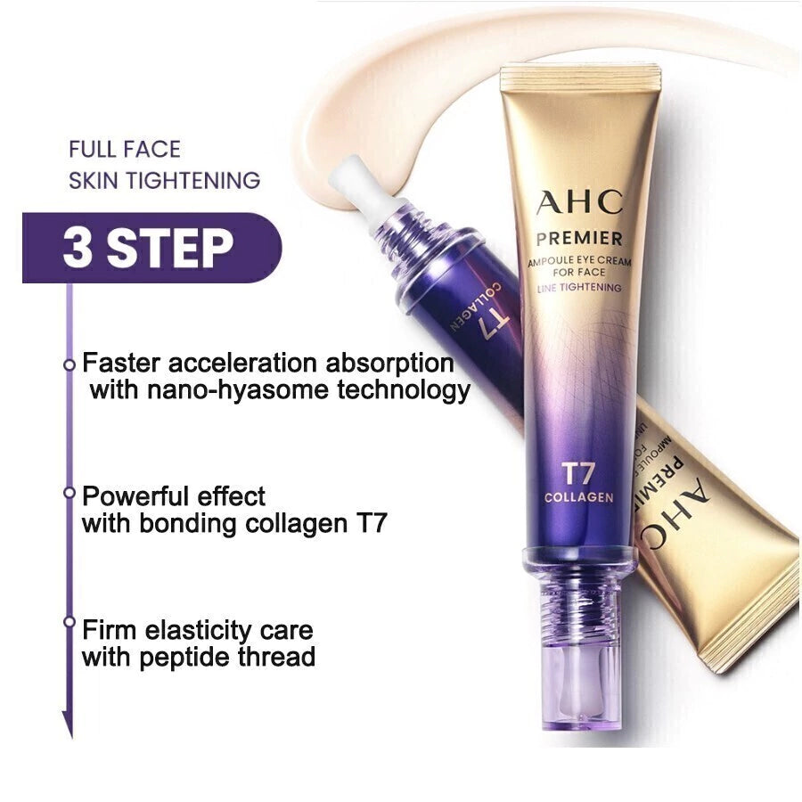 Contorno De Ojos Premier Ampoule Eye Cream For Face Line Tightening A.H.C.