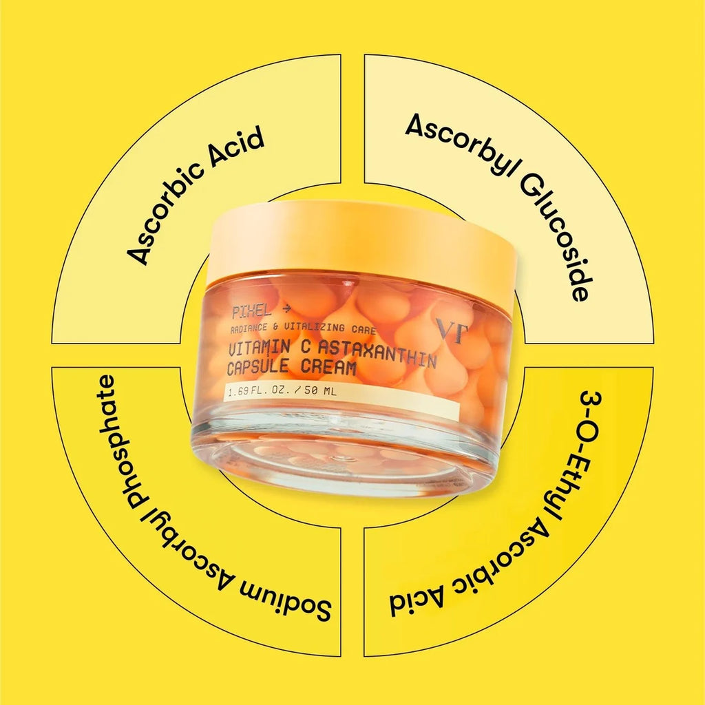 Crema Vitamin C Astaxanthin Capsule Cream VT Cosmetics